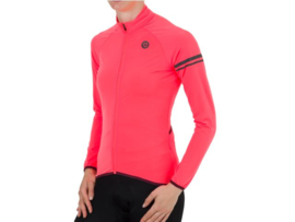 AGU Essential Thermo dames fietsshirt lange mouwen - coral
