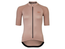 AGU Classic SIX6 dames fietsshirt korte mouwen - Classic toffee