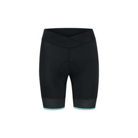 Rogelli Select II korte dames fietsbroek - zwart/turquoise