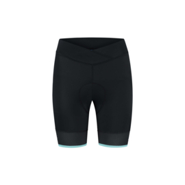 Rogelli Select II korte dames fietsbroek – zwart/turquoise
