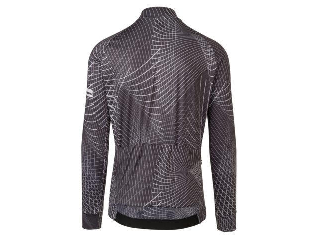 AGU Performance Nocturnal Lines heren fietsshirt lange mouwen - freeport grey