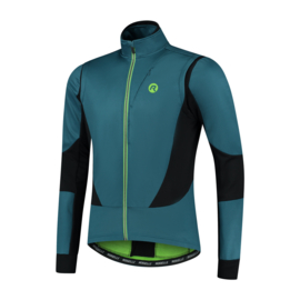 Rogelli Brave heren winter fietsjack - blauw/lime/zwart