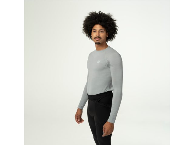AGU Winterday merino ondershirt lange mouwen - grijs