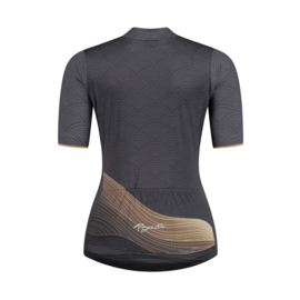 Rogelli Peace dames fietsshirt korte mouwen - grijs/goud
