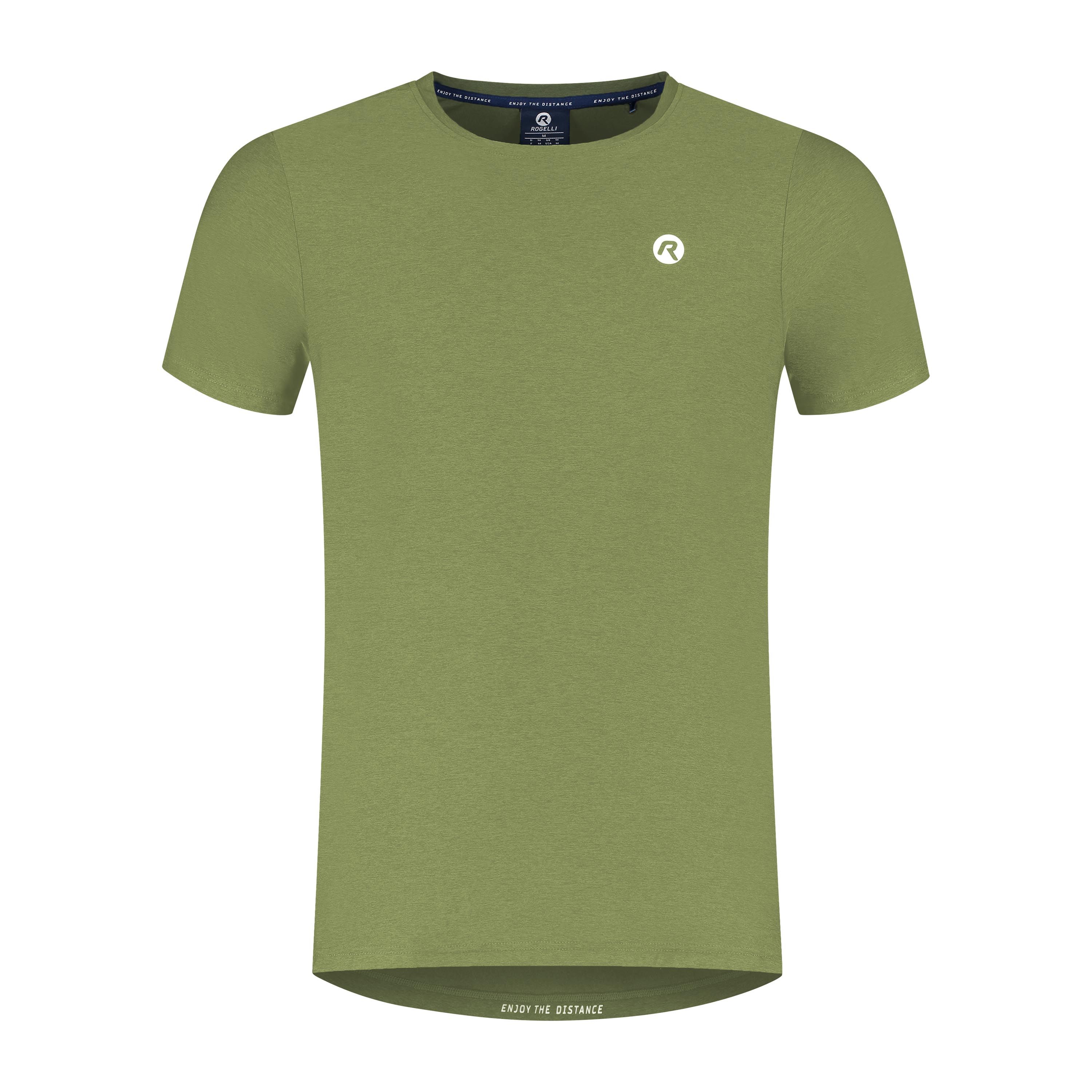 Rogelli Essential hardloopshirt heren korte mouw - groen