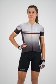 Rogelli Impress dames fietsshirt korte mouwen – grijs/goud