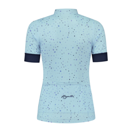 Rogelli Terrazzo dames fietsshirt korte mouwen - blauw