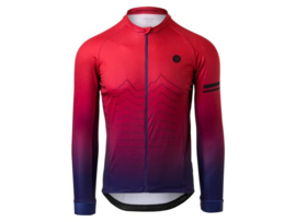 AGU Trend Mountain heren fietsshirt lange mouwen - rood