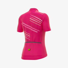 Alé Solid Flash dames fietsshirt korte mouwen - roze