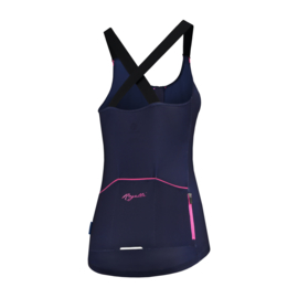 Rogelli Twist dames fiets tanktop – blauw/roze