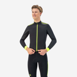 Rogelli Core heren fietsshirt lange mouwen - zwart/fluor