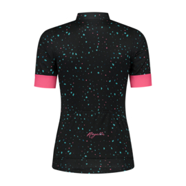 Rogelli Terrazzo dames fietsshirt korte mouwen - blauw/roze