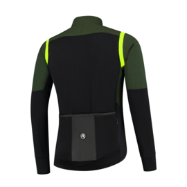 Rogelli Infinite heren winter fietsjack - groen/fluor/zwart