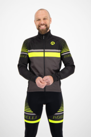 Rogelli Hero heren winter fietsjack - zwart/fluor