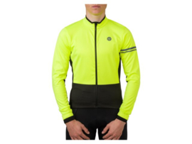 AGU Essential Performance heren winter fietsjack - fluor/zwart