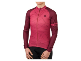 AGU Velo Wave dames fietsshirt lange mouwen - rusty pink