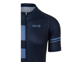AGU Essential Stripes fietsshirt korte mouwen - deep blue