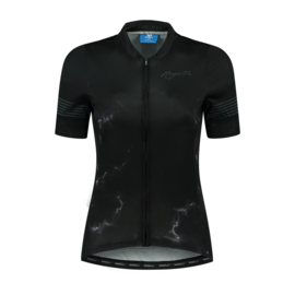 Rogelli Marble dames fietsshirt korte mouwen - zwart/grijs