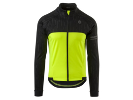 AGU HIVIS heren winter fietsjack - zwart/fluor