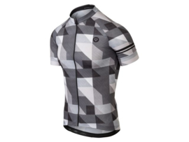 AGU Triangle Stripe fietsshirt korte mouwen - zwart/grijs