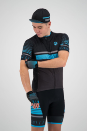 Rogelli Hero fietsshirt korte mouwen - grijs/zwart/blauw