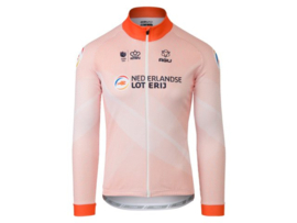 AGU KNWU 2023-replica fietsshirt lange mouwen - oranje