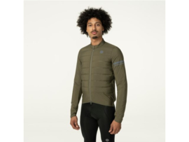 AGU Padded Performance heren winter fietsjack - legergroen