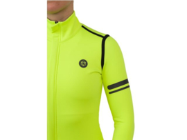 AGU Performance waterafstotend dames fietsshirt lange mouwen - fluor