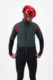 Rogelli Infinite heren winter fietsjack - grijs/zwart/rood