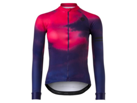 AGU Aqua dames fietsshirt lange mouwen - paars/roze