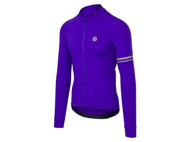 AGU Performance Solid heren fietsshirt lange mouwen - velvet