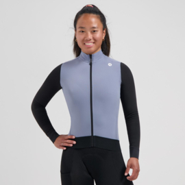 Rogelli Distance II dames fietsshirt lange mouwen – lila/zwart