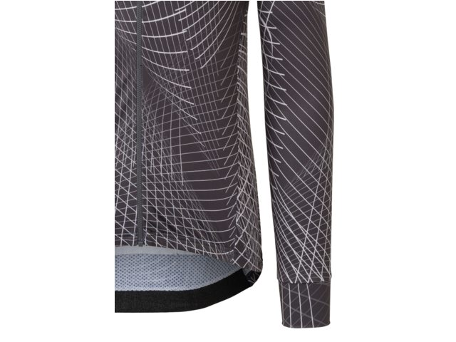 AGU Performance Nocturnal Lines heren fietsshirt lange mouwen - freeport grey