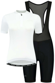 Rogelli Core dames fietskledingset – wit/zwart