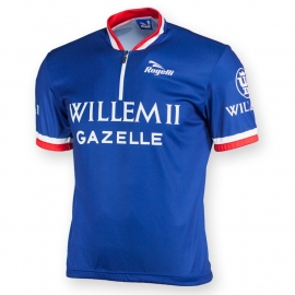 Rogelli Willem II retro fietsshirt korte mouwen