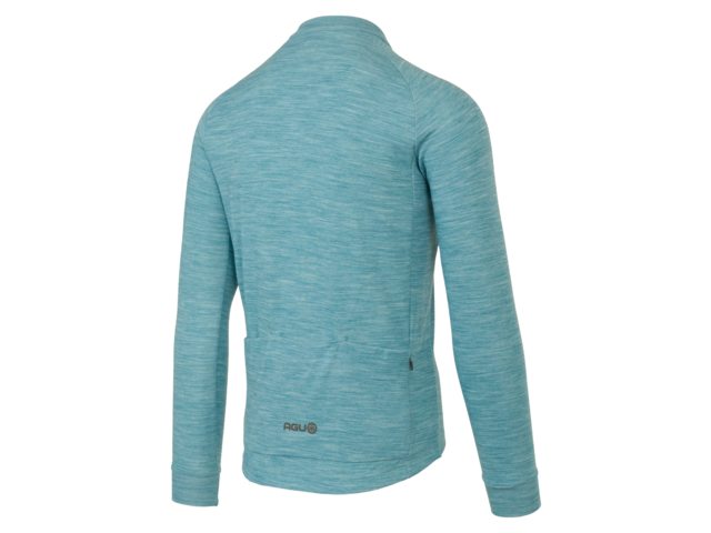 AGU Performance merino heren fietsshirt lange mouwen - liberty blue