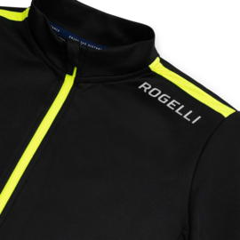 Rogelli Core heren fietsshirt lange mouwen - zwart/fluor