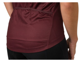 AGU Duo dames fietsshirt korte mouwen - bordeaux