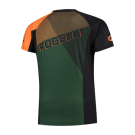 Rogelli Adventure 2.0 MTB fietsshirt korte mouwen - groen/zwart/oranje