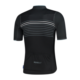 Rogelli Kalon fietsshirt korte mouwen - zwart/wit