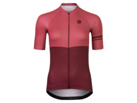 AGU Duo dames fietsshirt korte mouwen - rusty pink