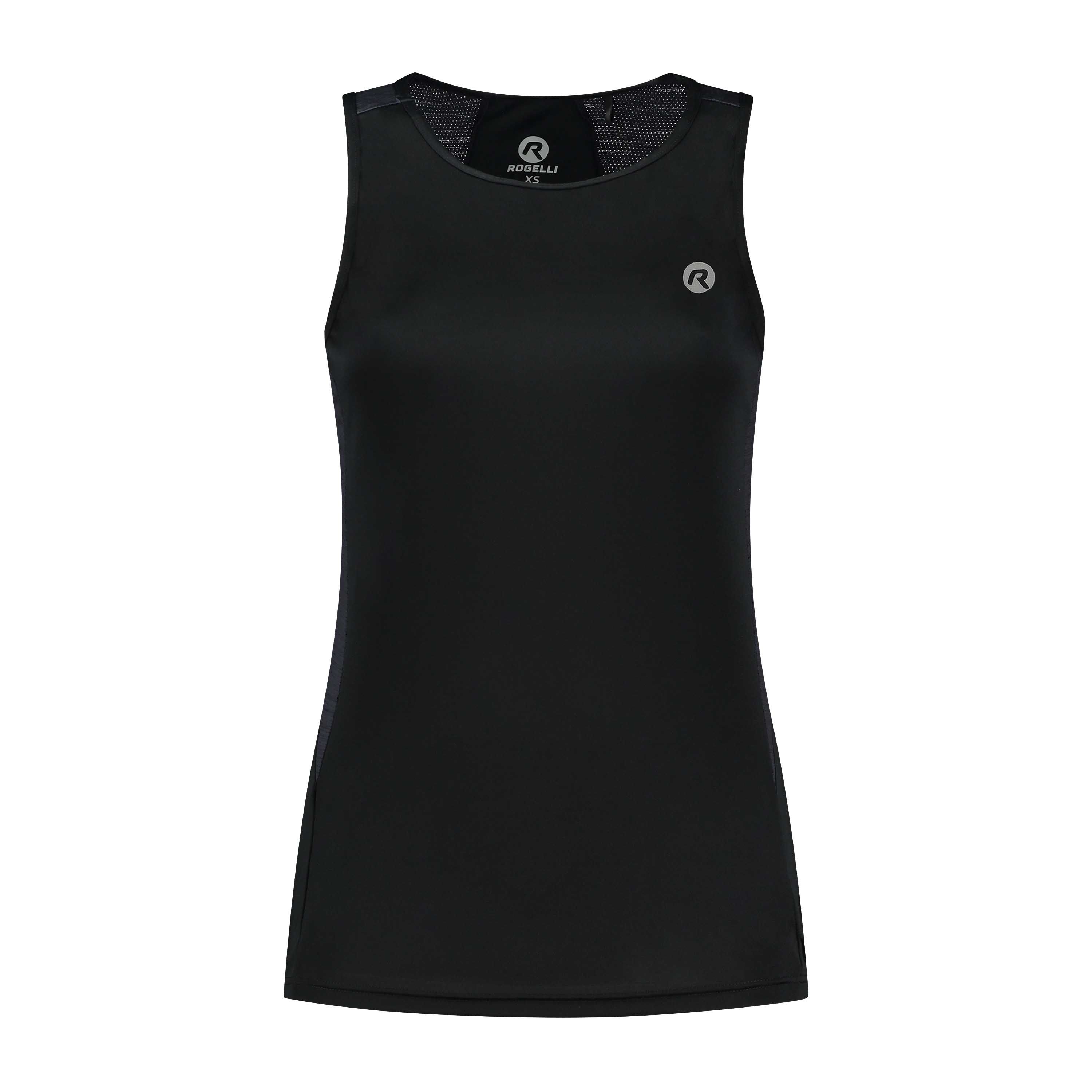 Rogelli Core hardloop singlet dames korte mouw - zwart