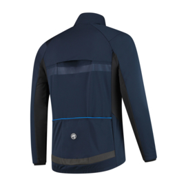 Rogelli Barrier heren winter fietsjack - blauw