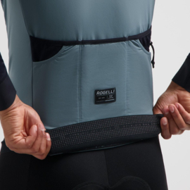 Rogelli Distance II heren fietsshirt lange mouwen - blauw/zwart