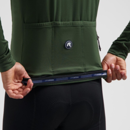 Rogelli Essential II heren fietsshirt lange mouwen - groen