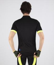 Rogelli Core fietsshirt korte mouwen - zwart/fluor