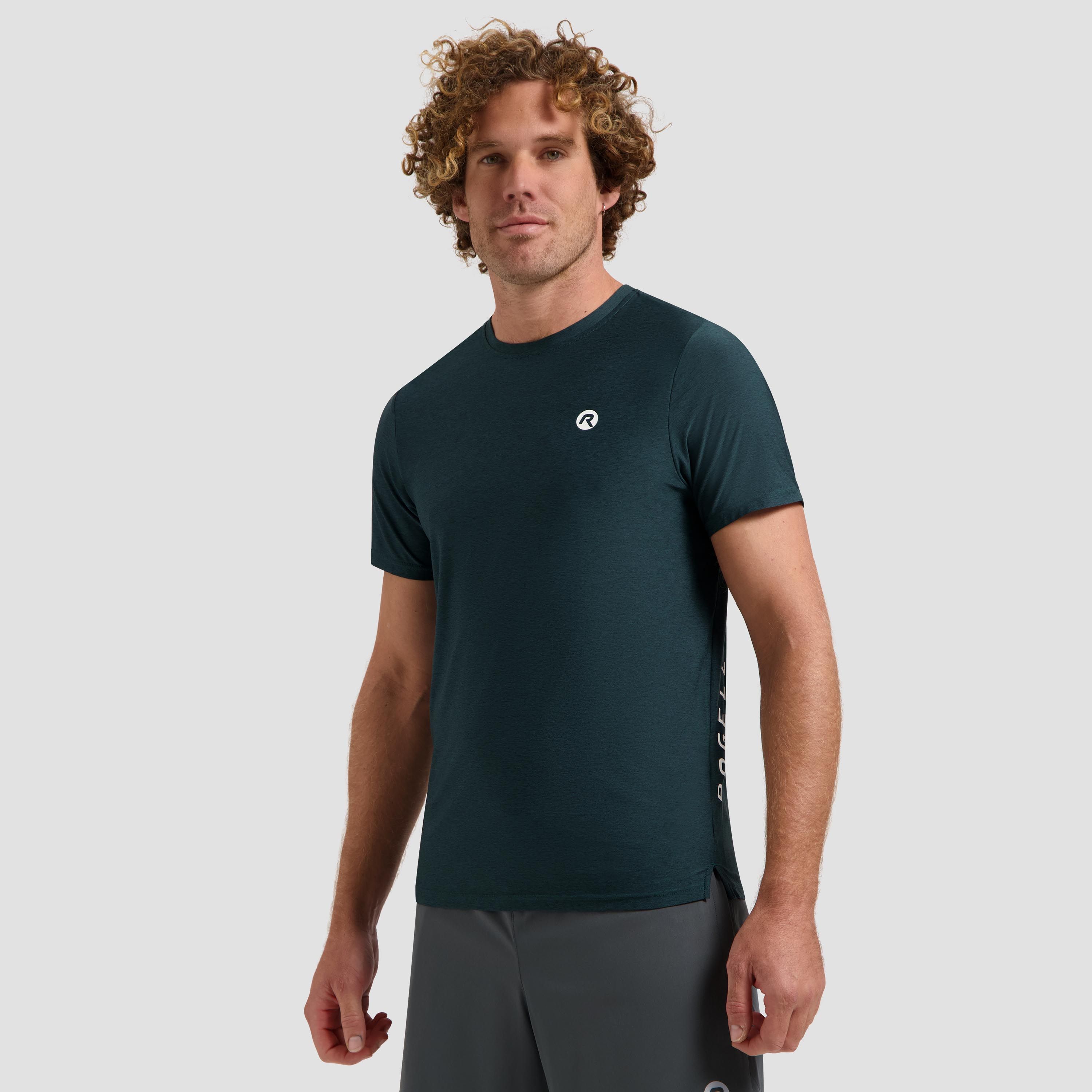 Rogelli Essential hardloopshirt heren korte mouw - blauw