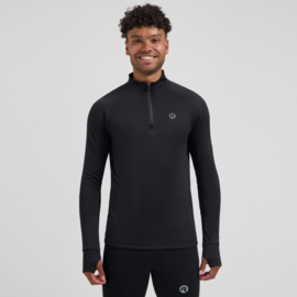 Rogelli Essential hardloopshirt heren lange mouwen - zwart