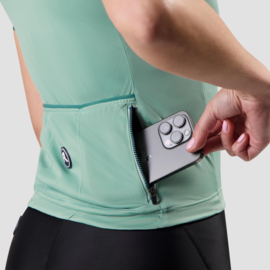 Rogelli Modesta dames fietsshirt korte mouwen - groen
