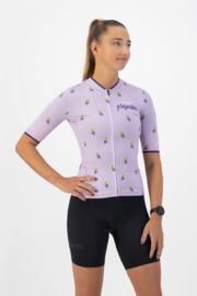 Rogelli Fruity dames fietsshirt korte mouwen - paars (eco)